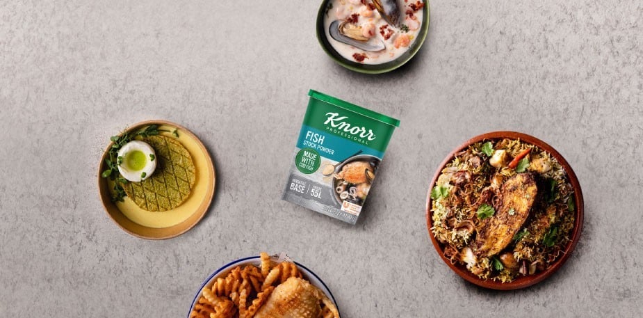 Unlock an ocean of possibilities with Knorr Professional Fish Stock Powder