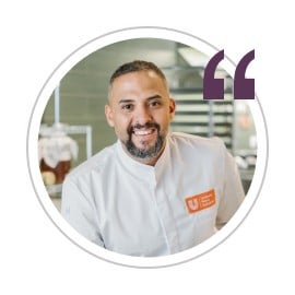 “The key here is balancing the dish, making it healthier, trendier, and more flavorful by adding more vegetablesand reducing starch.” “The key here is balancing the dish, making it healthier, trendier, and more flavorful by adding more vegetablesand reducing starch.”