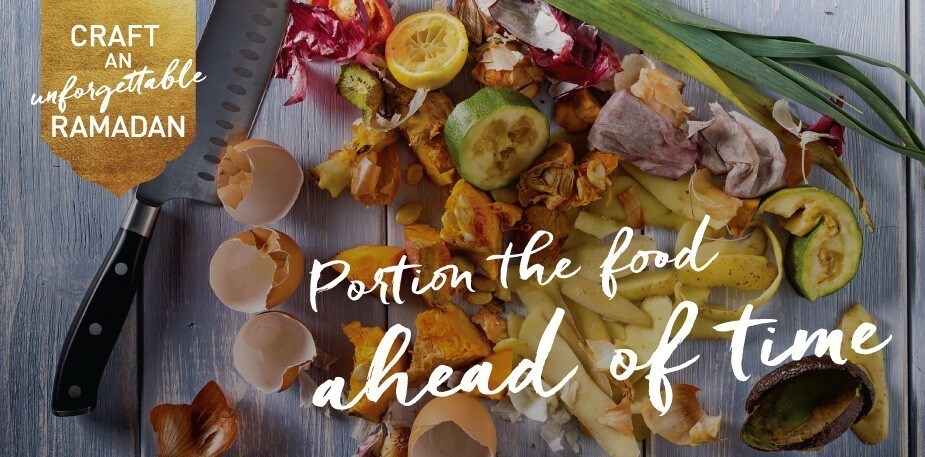 Portion the food ahead of time