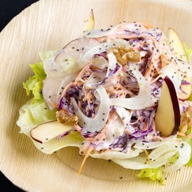 Apple Coleslaw Salad Apple Coleslaw Salad