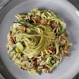 Avocado Zucchini Alfredo Pasta Avocado Zucchini Alfredo Pasta