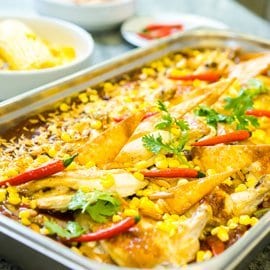 Mexican Spicy Boneless Chicken & Corn Mexican Spicy Boneless Chicken & Corn