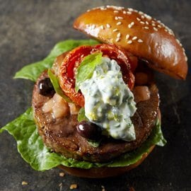 Ossobuco Burger with Gremolata Mayo Ossobuco Burger with Gremolata Mayo