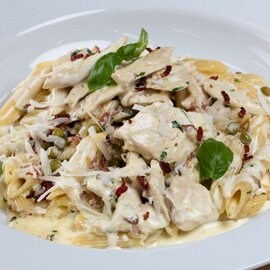 Smoked Chicken Carbonara Smoked Chicken Carbonara