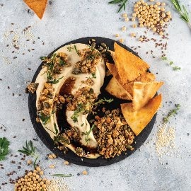 Tofu Hummus and Savoury Granola Tofu Hummus and Savoury Granola