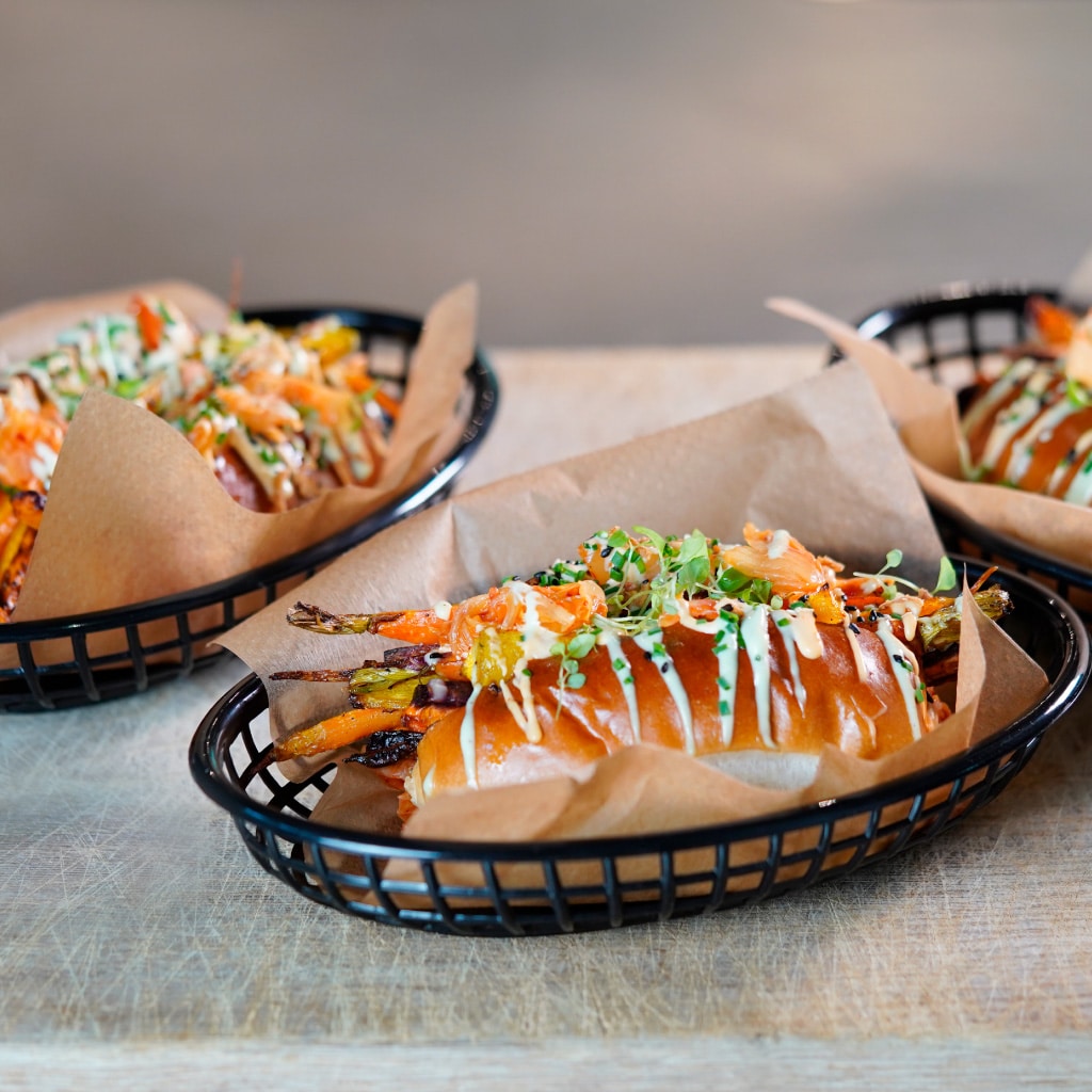 Kimchi Carrot Hotdogs Kimchi Carrot Hotdogs