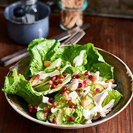 Southern Smoked Chicken Pomegranate Salad Southern Smoked Chicken Pomegranate Salad