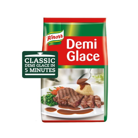 Knorr Demi Glace Brown Sauce Mix (6x1KG) - Knorr Demi Glace delivers same authentic taste within minutes