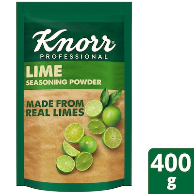 Knorr Lime Seasoning Powder (12x400G) [Maldives Only] - Knorr Lime Seasoning is a ready to use lime powder made with real limes
