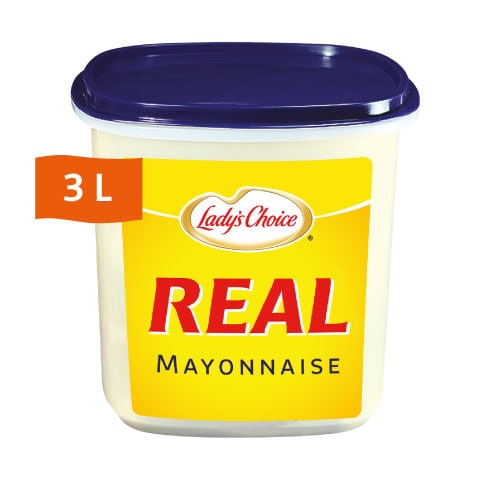 Lady's Choice Real Mayonnaise (4x3L) [Maldives Only] - Lady’s Choice Real has the best binding properties that brings out the best in your dishes