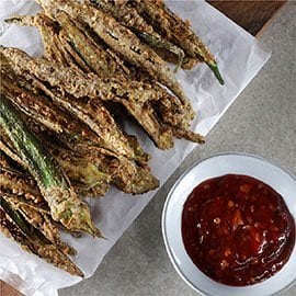 Crispy Okra Fingers Crispy Okra Fingers