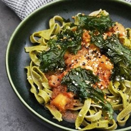 Noodles With Miso Eggplant Sauce Noodles With Miso Eggplant Sauce