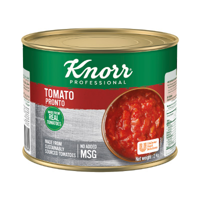 Knorr Tomato Pronto (6x2KG) [Maldives Only] - Knorr Tomato Pronto uses fresh Italian tomatoes, that makes a great tasty dish every time