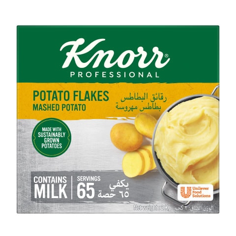 Knorr Mashed Potato (1x2KG) [Maldives Only] - High quality potatoes make the best traditional mashed potato