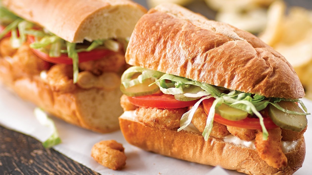 New Orleans Shrimp Po' Boy