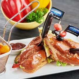 Prawn and Avocado Submarine Prawn and Avocado Submarine