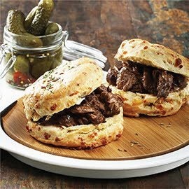 Pulled Beef Scone Sliders Pulled Beef Scone Sliders